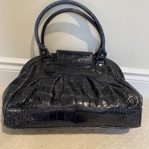 Vintage structured leather handbag - Picture 5 of 6